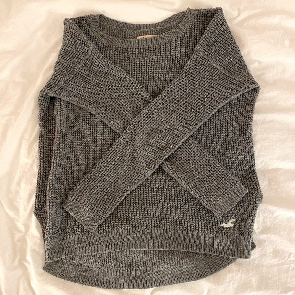 Gray Hollister Sweater